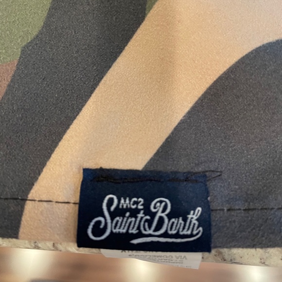 MC2 Saint Barth Aidan Camo-Print Beach Towel - Picture 7 of 7